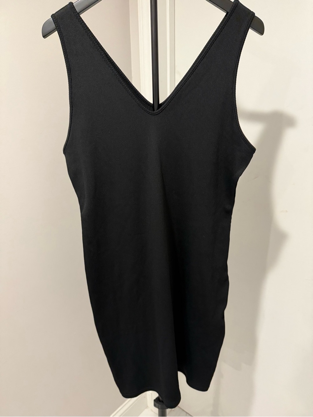 wild fable Black Ribbed Bodycon Tank Dress